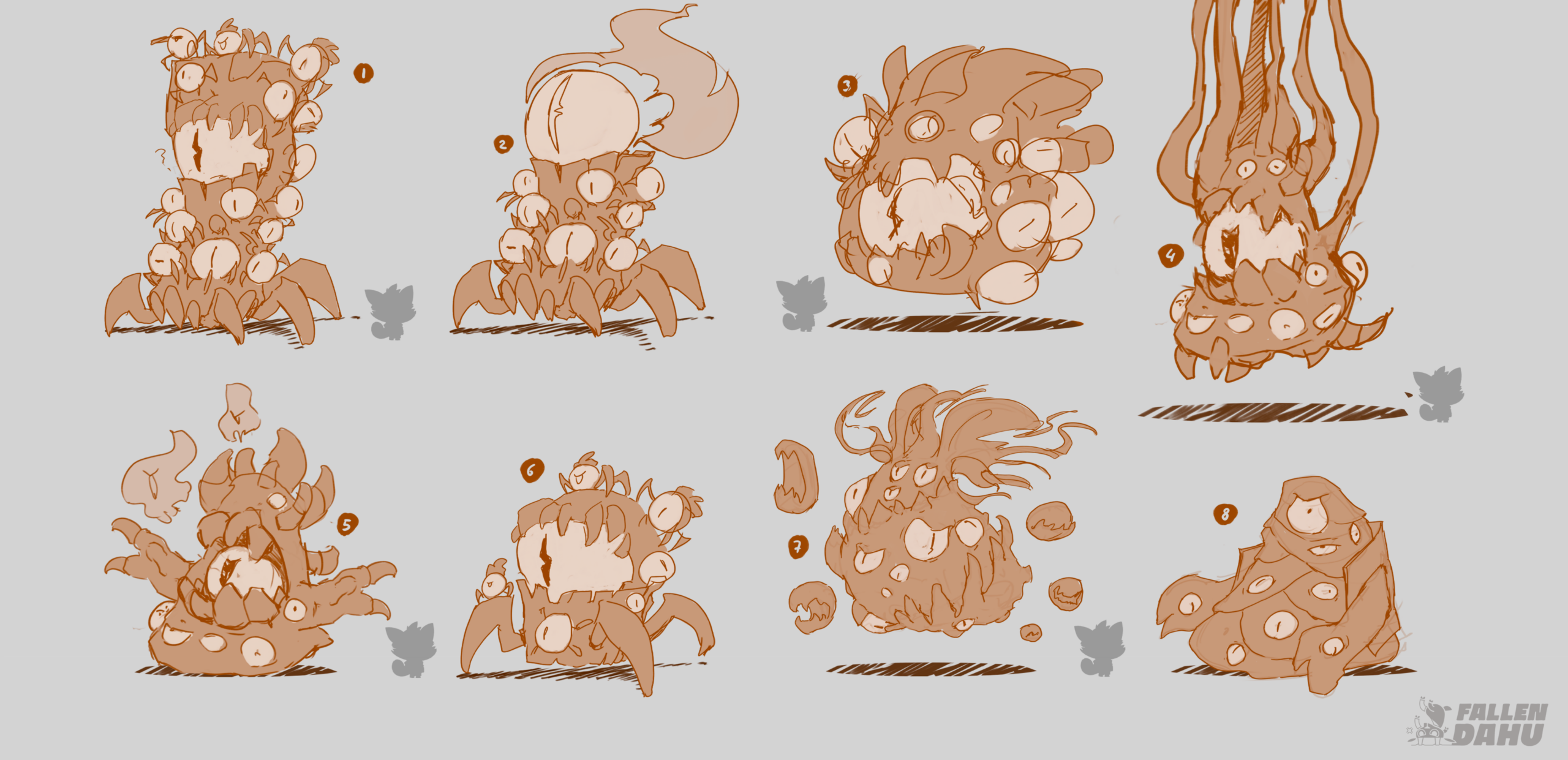 Climb Little One concept art sheet 7