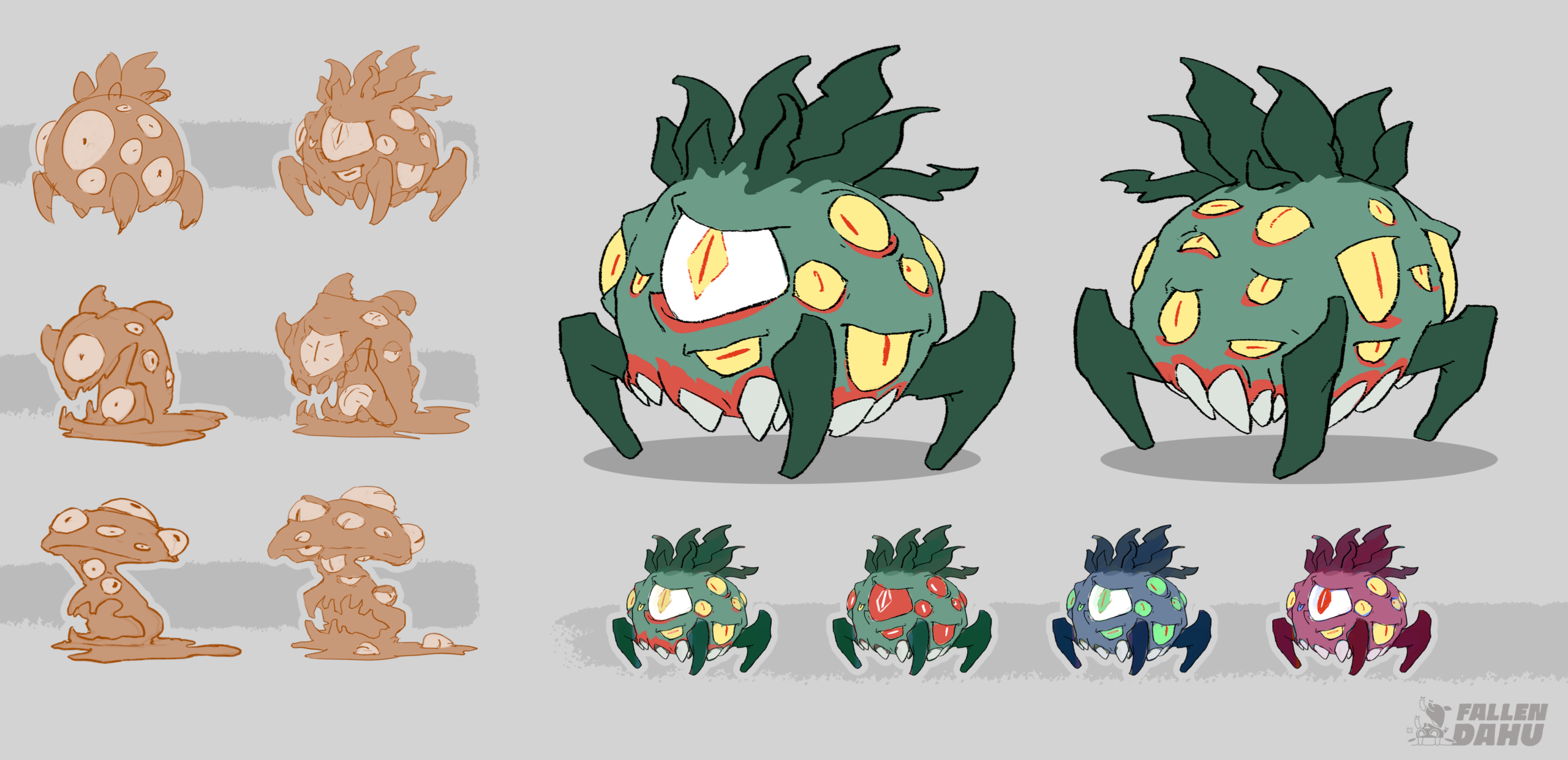 Climb Little One concept art sheet 6